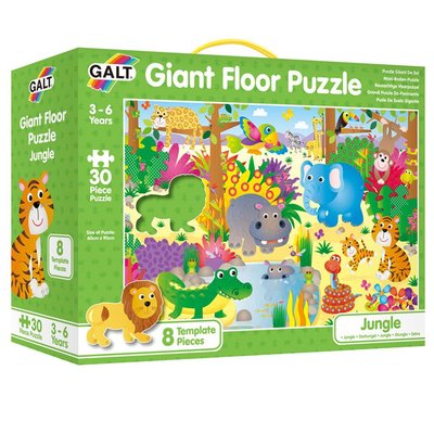 Galt Giant Floor Puzzle Jungle Çocuk Puzzle 