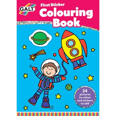 Galt First Sticker Colouring Book Etlinlik Seti