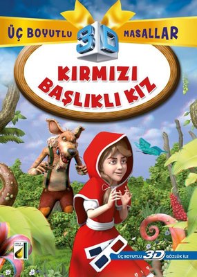 Kırmızı Başlıklı Kız + 3D Gözlük Üç Boyutlu Masallar