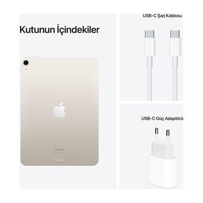 Apple 10.9 inç iPad Air 256GB Krem MM9P3TU/A