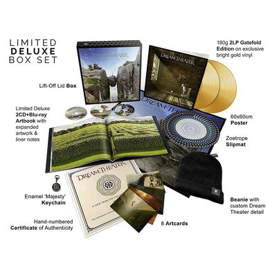 Dream Theater A View From The Top Of The World Limited Deluxe Edition Box Set - Gold Vinyl Plak