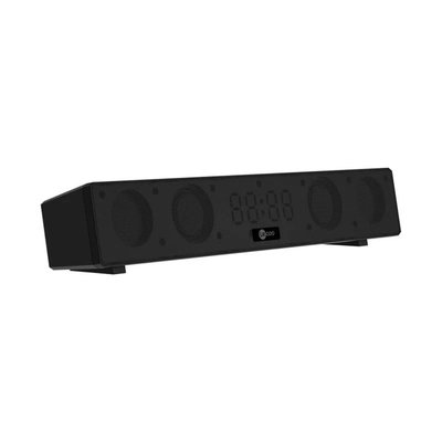 Lenovo Lecoo DS103 RGB Bluetooth Stereo Saat/Alarm 10W Soundbar Speaker Siyah