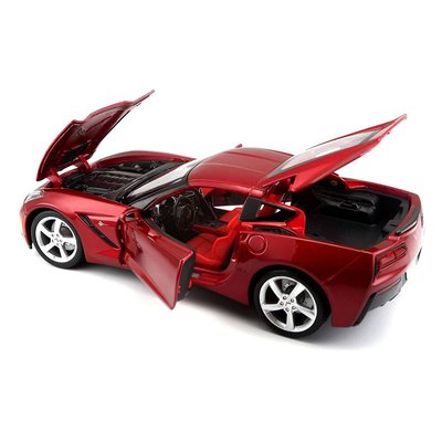 Maisto 1/18 2014 Corvette Stingray Model Araba Kırmızı