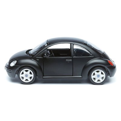 Maisto 1:25 Volkswagen New Beetle Matte Black Model Araba