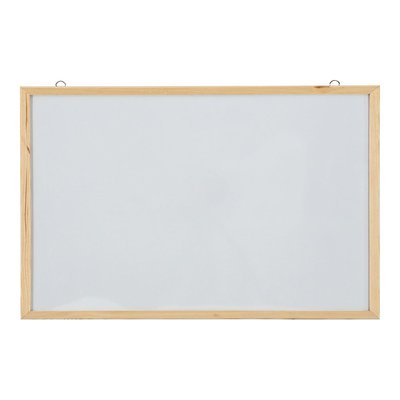 İnterpano 60 x 90 Ahşap Çerçeveli Laminant Yüzey Duvara Monte Beyaz Yazı Tahtası