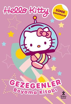 Hello Kitty - Gezegenler Boyama Kitabı - Süper Çıkartmalar