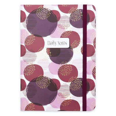 Keskin Color A5 80 Yaprak Çizgili Defter Daily Notes Bubbles - Mor