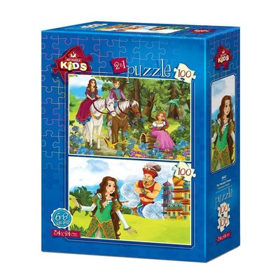 Art Çocuk Puzzle Prensesin Hayali 2x100 Parça 5643