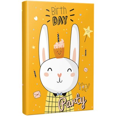 Doğum Günü Tavşanı 96 Sayfa Çizgili Defter