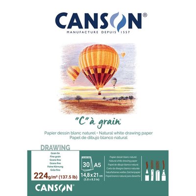 Canson Grain A5 Yapışkanlı Eskiz Blok - 400060620