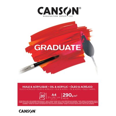 Canson Graduate A4 Yağlı Boya ve Akrilik Blok - 400110380
