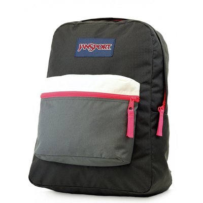 Jansport Exposed Black/Fluorescent Red Sırt Çantası A3C4X4B7