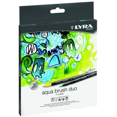 Lyra Aqua Brush Duo Askılı Paket 12'li L6521120