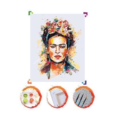 Sayılarla Boyama Seti Frida Kahlo