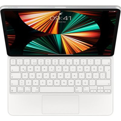 APPLE 12.9'' ipad Pro (5.Nesil) Magic Keyboard Türkçe Q Klavye Beyaz MJQL3TQ/A