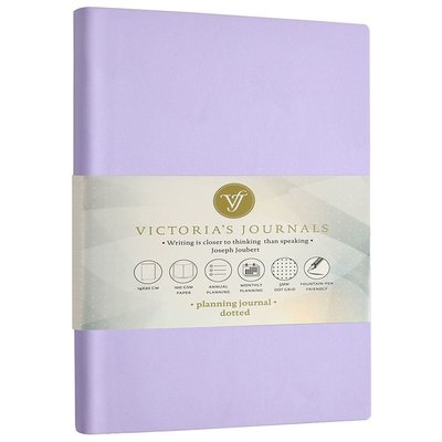 Victoria's Journals Smyth Esnek Kapak Planlayıcı Defter Lila