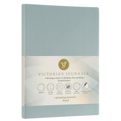 Victoria's Journals Smyth Esnek Kapak Planlayıcı Defter Mavi