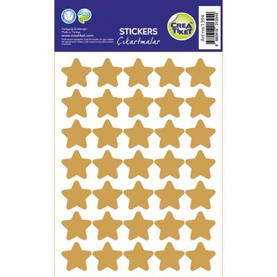 Crea Yıldızlar Yaldızlı Sticker