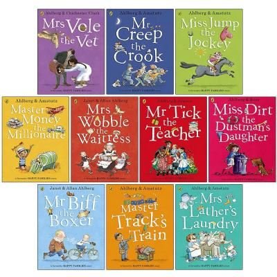 Happy Families Collection 10 Books Set - Allan Ahlberg