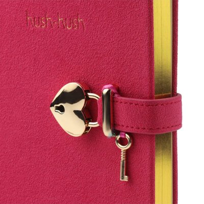 Victoria's Journals Hush Hush Kilitli Defter Fuşya