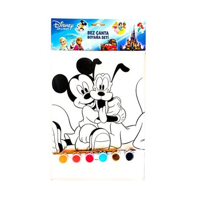 The Walt Disney Mickey Mouse ve Pluto Baskılı Çanta 35x42cm