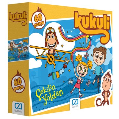 Ca Games Kukili 60 Parça Çocuk Puzzle 