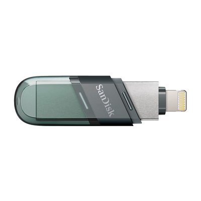 SanDisk 256 GB iXpand Flash Drive Flip SDIX90N-256G-GN6NE USB Bellek