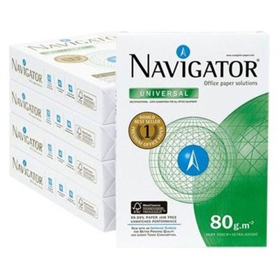Navigator A4 Fotokopi Kağıdı 80 gr 1 Koli 5 Paket (2.500 Sayfa)