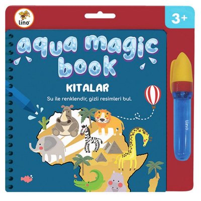 Lino Aqua Magic Book Kıtalar (Sihirli Boyama Kitabı)