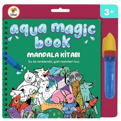 Lino Aqua Magic Book Mandala (Sihirli Boyama Kitabı)
