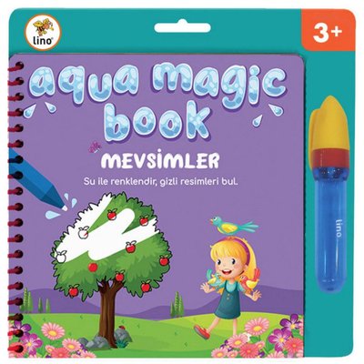 Lino Aqua Magic Book Mevsimler (Sihirli Boyama Kitabı)