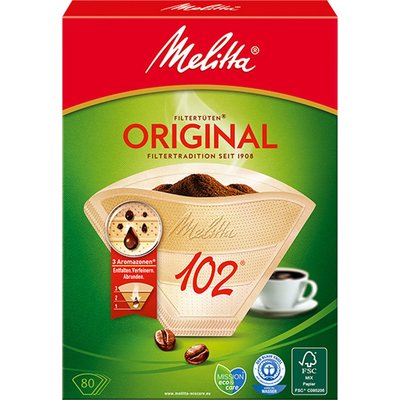 Melitta 102 Original Filtre Kahve Kağıdı 80'li