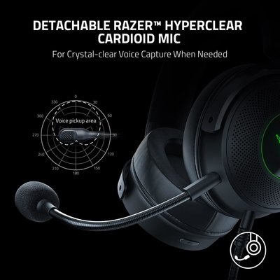 Razer Kraken V3 Kablolu Mikrofonlu Kulak Üstü Oyuncu Kulaklığı