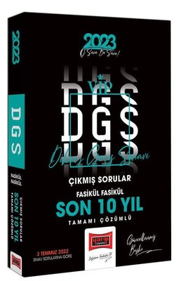 2023 DGS Son 10 Yıl Tamamı Çözümlü Fasikül Fasikül Çıkmış Sınav Soruları