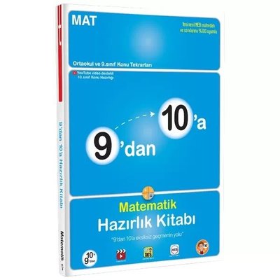 9'dan 10'a Matematik Hazırlık Kitabı