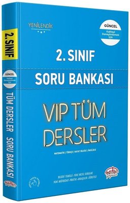 2.Sınıf VIP Tüm Dersler Soru Bankası - Mavi Kitap