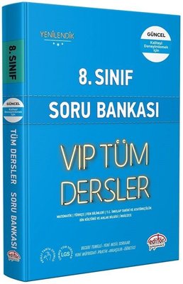 8.Sınıf VIP Tüm Dersler Soru Bankası - Mavi Kitap