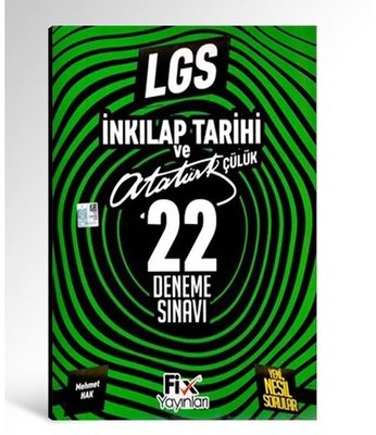 8.Sınıf LGS T.C. İnkılap Tarihi ve Atatürkçülük 22 Deneme