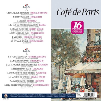 Various Artists Caf de Paris Plak