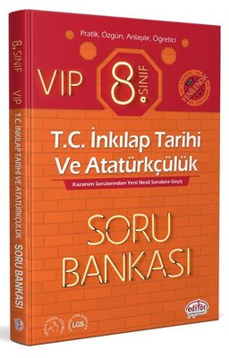 8.Sınıf VIP T.C. İnkılap Tarihi ve Atatürkçülük Soru Bankası