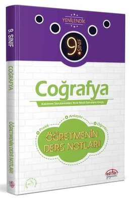 9.Sınıf Coğrafya Öğretmenin Ders Notları