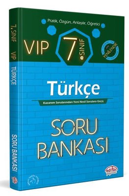 7.Sınıf VIP Türkçe Soru Bankası