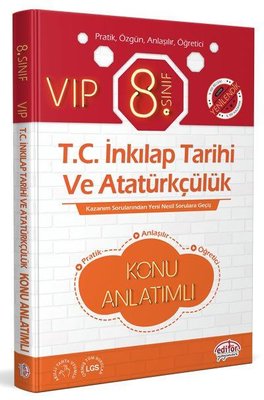 8.Sınıf VIP T.C. İnkılap Tarihi ve Atatürkçülük Konu Anlatımı