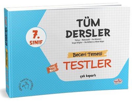 7.Sınıf Tüm Dersler Beceri Temelli Testler