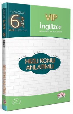 6.Sınıf VIP İngilizce Hızlı Konu Anlatımlı