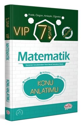 7.Sınıf VIP Matematik Hızlı Konu Anlatımlı