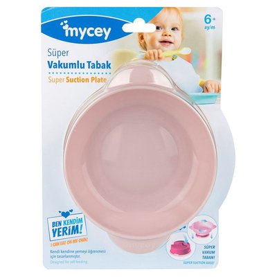 Mycey Süper Vakumlu Tabak Pembe