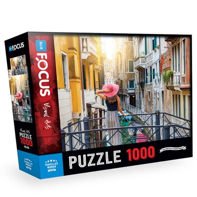 Blue Focus Gezgin Kadın 1000 Parça Puzzle BF289