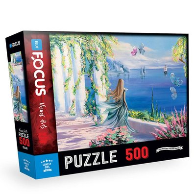 Blue Focus Yalnız Kız 500 Parça Puzzle BF333