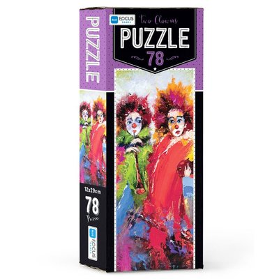 Blue Focus Two Clowns 78 Parça Puzzle BF230